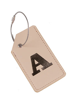 2024 New Steel Wire Luggage Tag PU Luggage Label 26