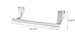 Stainless Steel Single Rod Towel Rack for Cabinet Doors