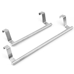 Stainless Steel Single Rod Towel Rack for Cabinet Doors