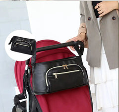 PU Leather Stroller Bag for New Mums and Babies