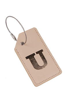 2024 New Steel Wire Luggage Tag PU Luggage Label 26