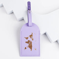 Leather Luggage Tag for Travel Suitcases (In Stock)