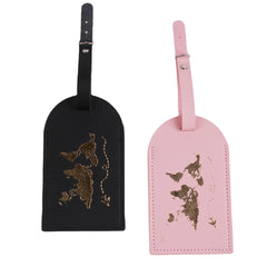 Leather Luggage Tag for Travel Suitcases (In Stock)