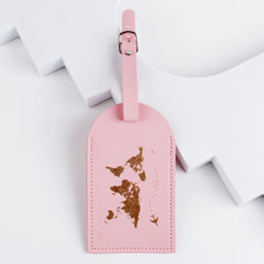 Leather Luggage Tag for Travel Suitcases (In Stock)