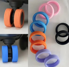 Caster Shoe Silicone Protection Covers for Luggage Wheels