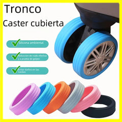 Caster Shoe Silicone Luggage Wheel Cover for Noise Reduction