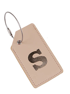 2024 New Steel Wire Luggage Tag PU Luggage Label 26