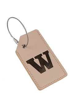 2024 New Steel Wire Luggage Tag PU Luggage Label 26