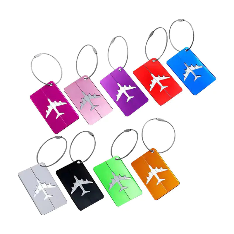 Metal Luggage Tag for Travel - Aluminum Alloy Design