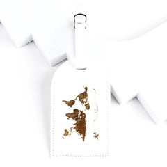 Leather Luggage Tag for Travel Suitcases (In Stock)