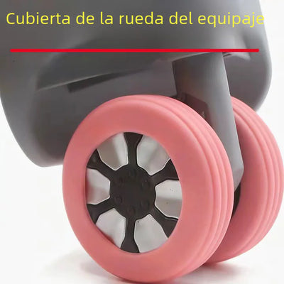Caster Shoe Silicone Luggage Wheel Cover for Noise Reduction